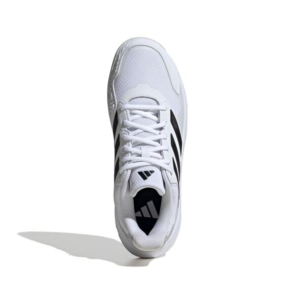 NWT adidas Men’s Courtjam Control 3 Tennis Shoes White/Black/Grey 8.5 main image 7
